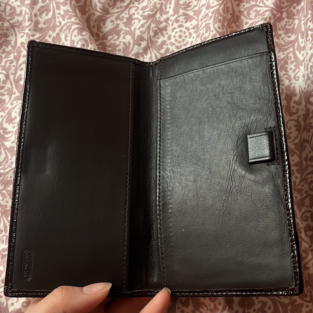 Coach Signature Canvas Y2k Wallet - image 2